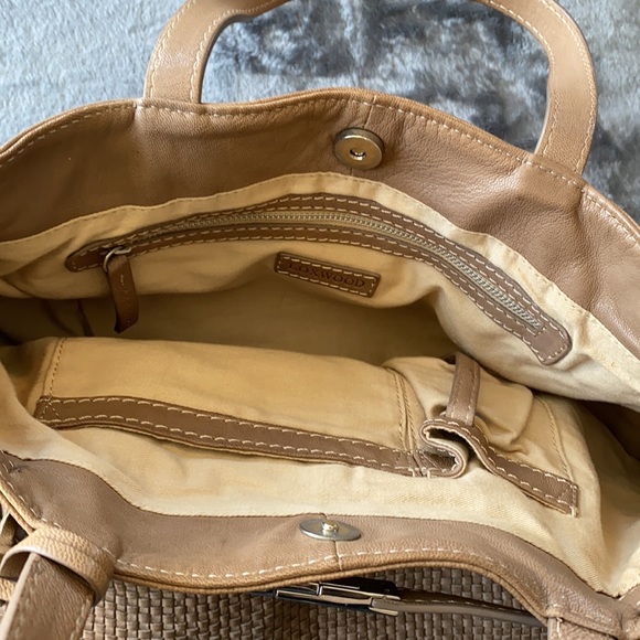 Italian BV-style Woven Leather Bag NWOT - Picture 3 of 5